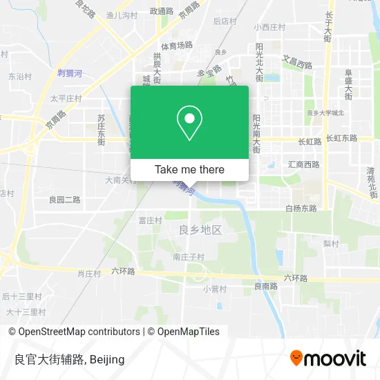 良官大街辅路 map