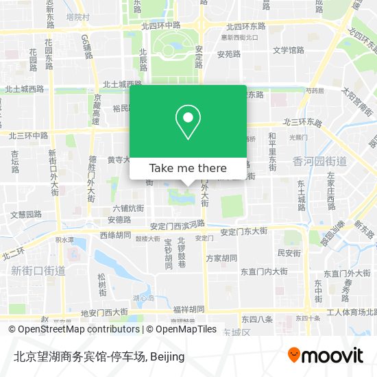 北京望湖商务宾馆-停车场 map