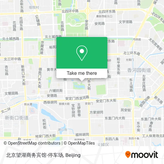 北京望湖商务宾馆-停车场 map