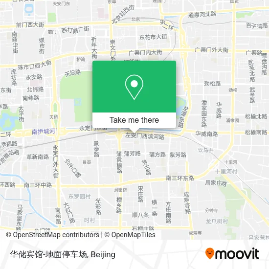 华储宾馆-地面停车场 map