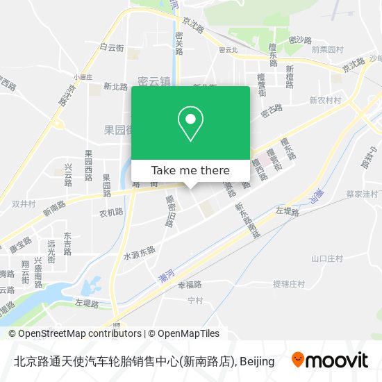 北京路通天使汽车轮胎销售中心(新南路店) map