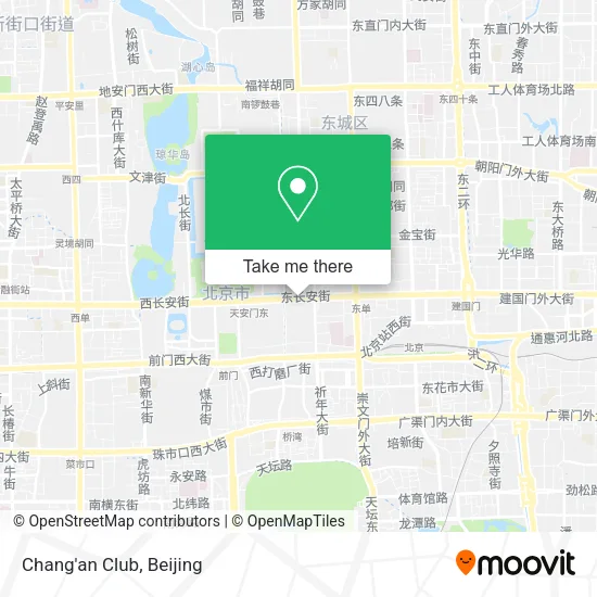 Chang'an Club map
