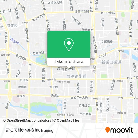 元沃天地地铁商城 map
