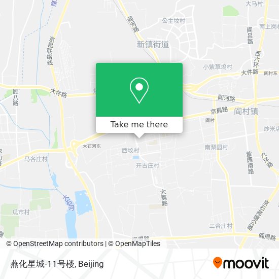燕化星城-11号楼 map