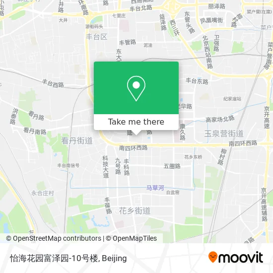 怡海花园富泽园-10号楼 map
