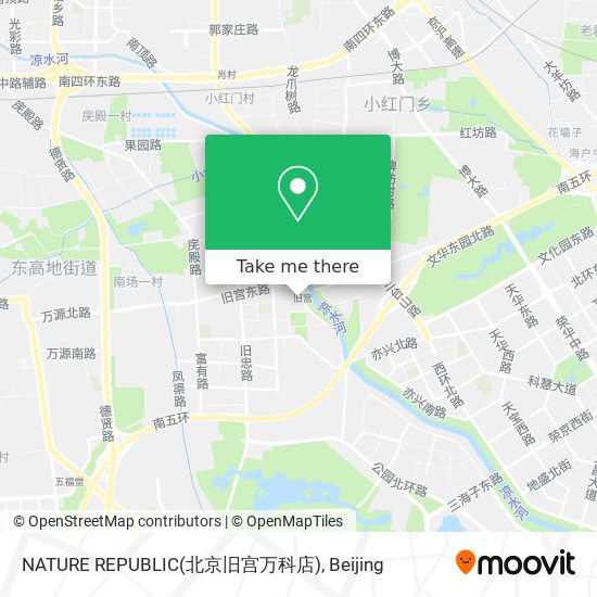 NATURE REPUBLIC(北京旧宫万科店) map