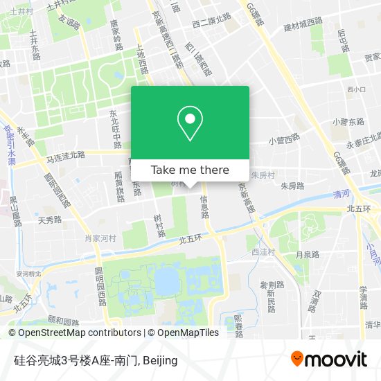 硅谷亮城3号楼A座-南门 map