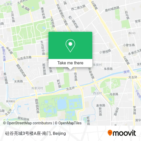 硅谷亮城3号楼A座-南门 map