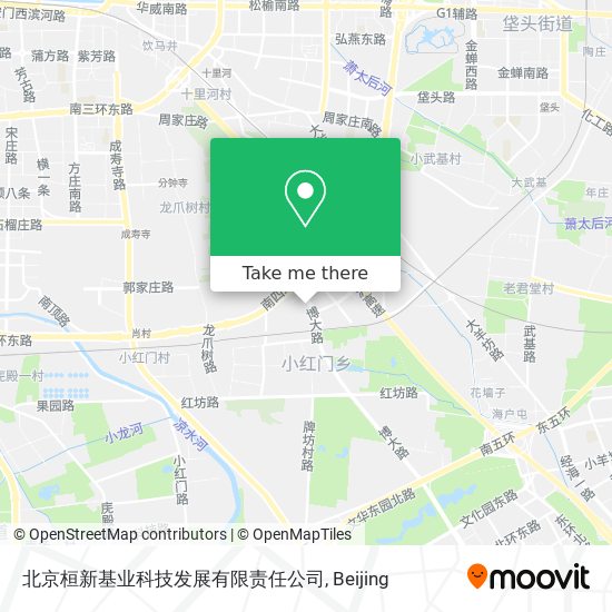北京桓新基业科技发展有限责任公司 map