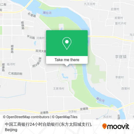 中国工商银行24小时自助银行(东方太阳城支行) map