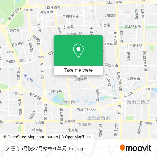 大慧寺6号院22号楼中-1单元 map