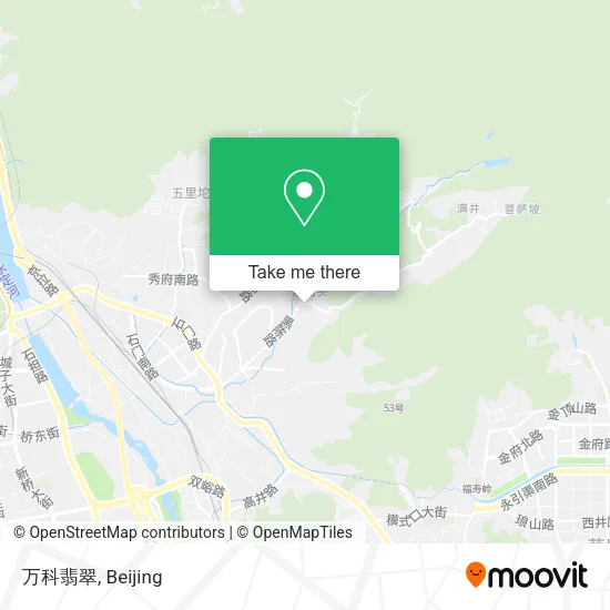 万科翡翠 map