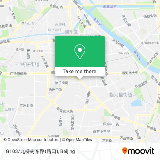 G103/九棵树东路(路口) map