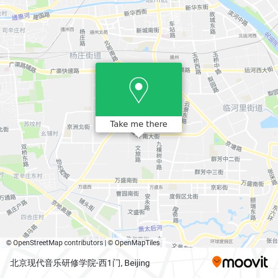 北京现代音乐研修学院-西1门 map