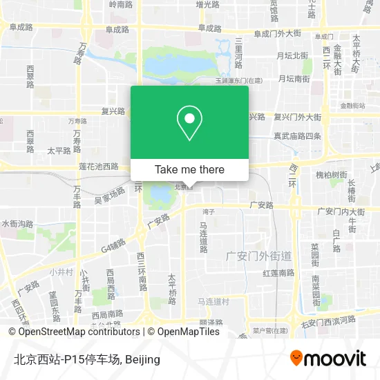 北京西站-P15停车场 map