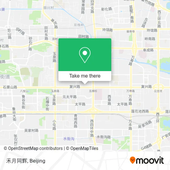 禾月同辉 map