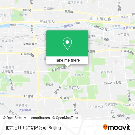 北京翔月工贸有限公司 map