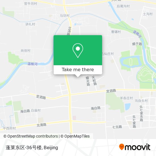 蓬莱东区-36号楼 map