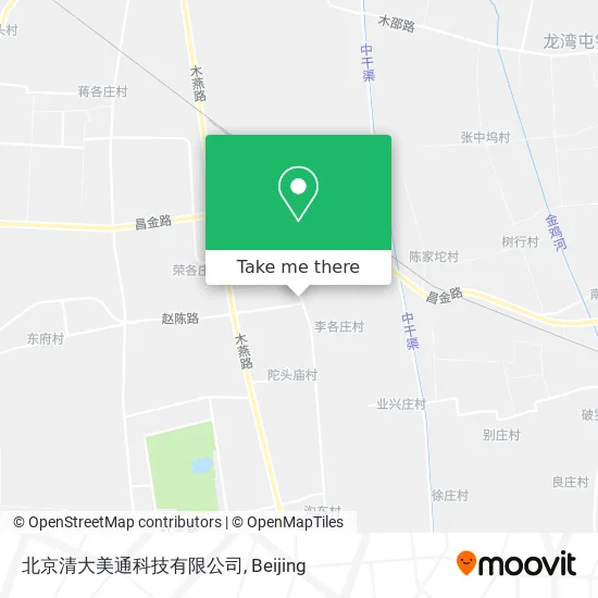北京清大美通科技有限公司 map