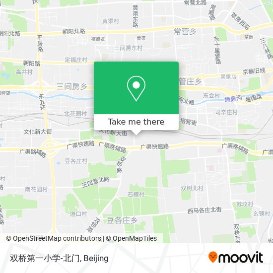 双桥第一小学-北门 map