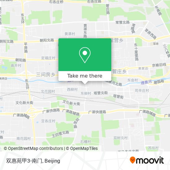 双惠苑甲3-南门 map