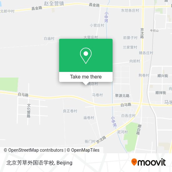 北京芳草外国语学校 map
