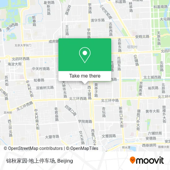 锦秋家园-地上停车场 map