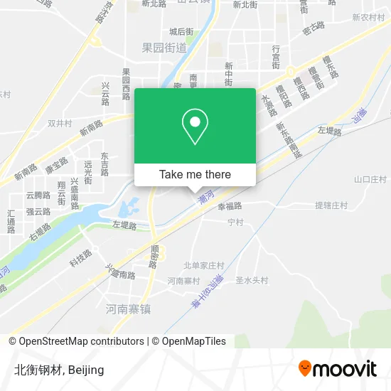 北衡钢材 map