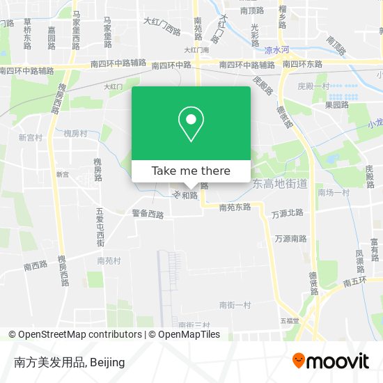 南方美发用品 map