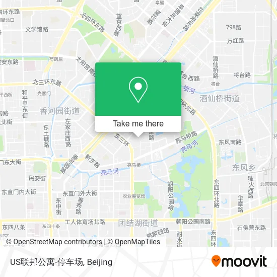 US联邦公寓-停车场 map