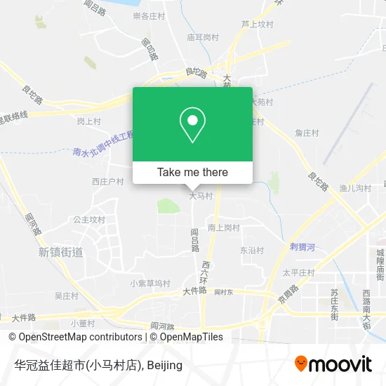 华冠益佳超市(小马村店) map