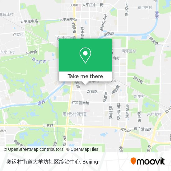 奥运村街道大羊坊社区综治中心 map