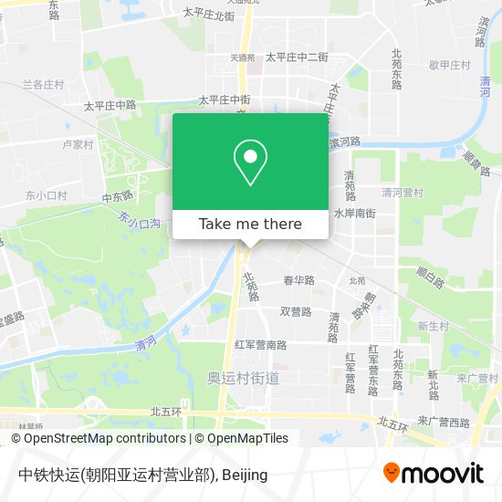 中铁快运(朝阳亚运村营业部) map