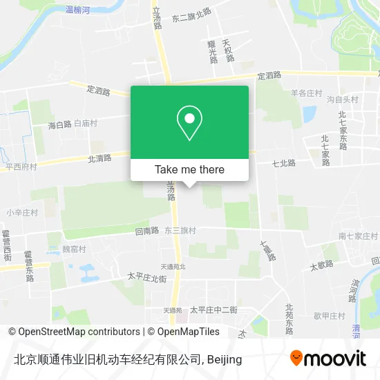 北京顺通伟业旧机动车经纪有限公司 map