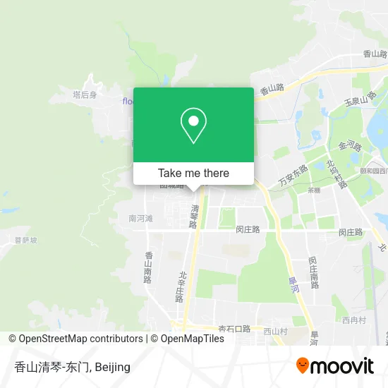 香山清琴-东门 map