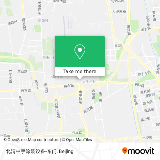 北清中宇涂装设备-东门 map