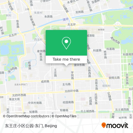 东王庄小区公园-东门 map