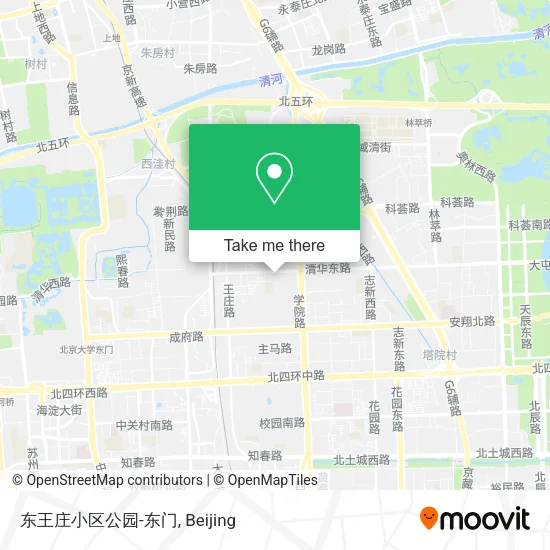 东王庄小区公园-东门 map
