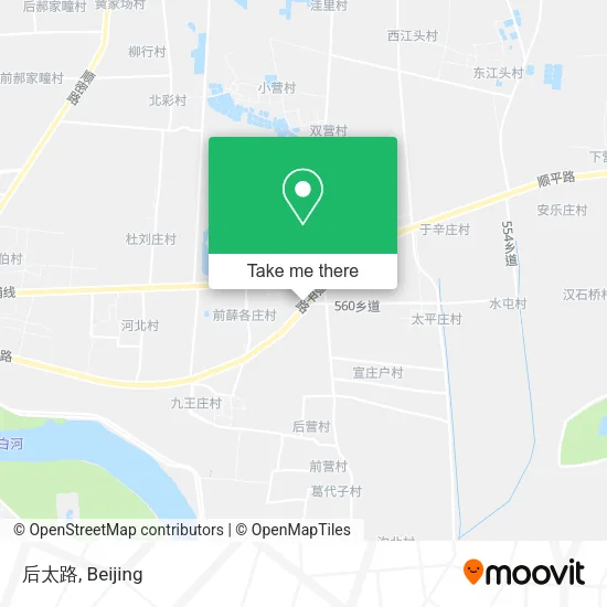 后太路 map
