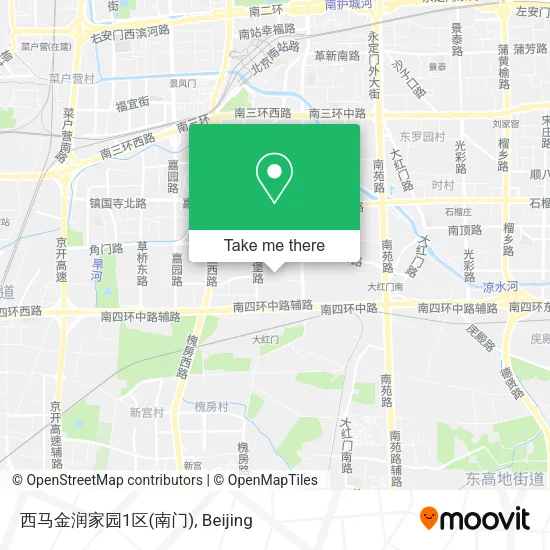 西马金润家园1区(南门) map