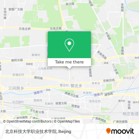 北京科技大学职业技术学院 map
