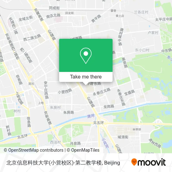 北京信息科技大学(小营校区)-第二教学楼 map