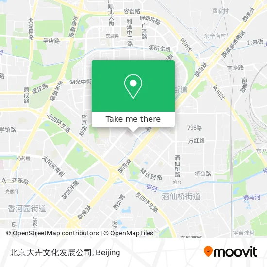 北京大卉文化发展公司 map