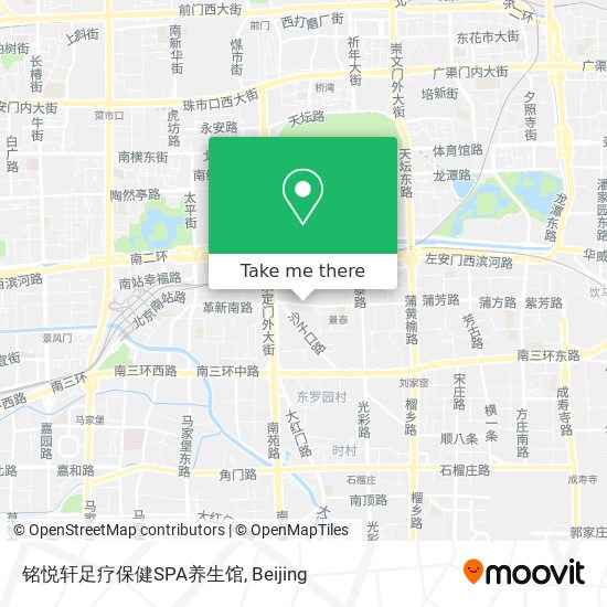 铭悦轩足疗保健SPA养生馆 map