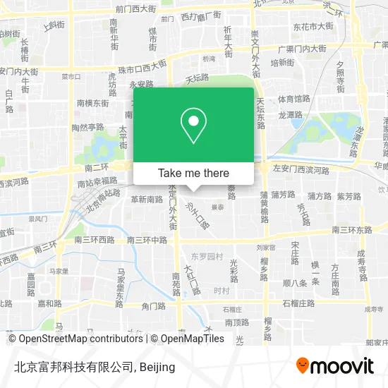 北京富邦科技有限公司 map
