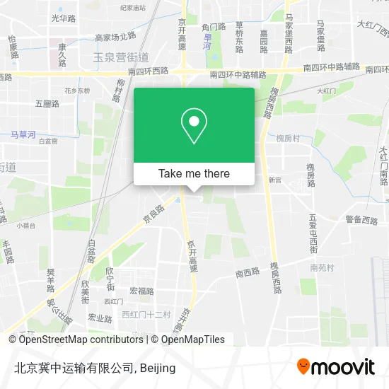 北京冀中运输有限公司 map