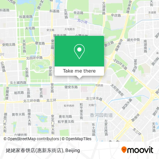 姥姥家春饼店(惠新东街店) map