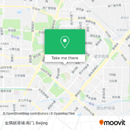金隅丽港城-南门 map
