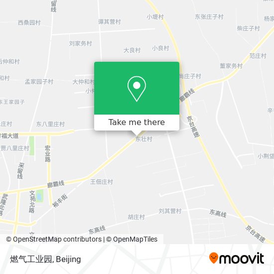 燃气工业园 map