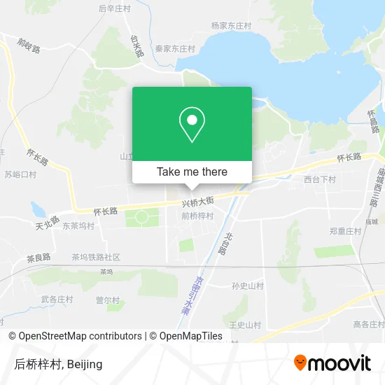 后桥梓村 map
